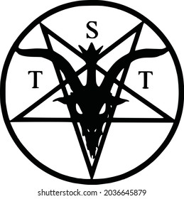 Satan Symbol Logo Vector Illustration Metal Stock Vector (Royalty Free ...