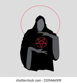 Satan Vector illustrarion for your logo design or merchandise