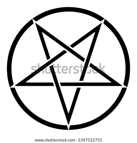 Satanic Pentagram Clipart