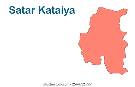 Satar Kataiya subdivision map ,Saharsa District, Bihar State, Republic of India, Government of Bihar, Indian territory, Eastern India, politics, village, tourism