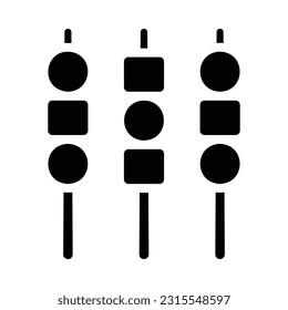 Satay, Food Flat Icon Logo Illustration. Food Icon-set. Suitable For Web Design, Logo, App.