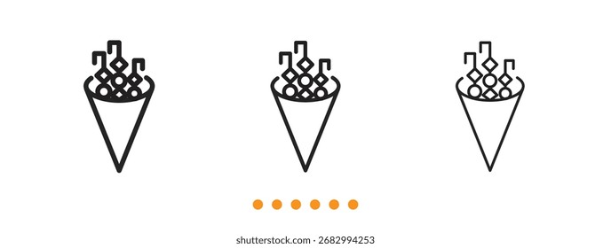 Icono de estancia. Vector de icono de línea delgada