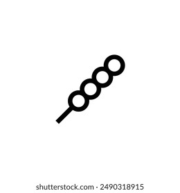 Satay icon vector design trendy
