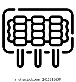 Sate Icon Illustration for web, app, infographic, etc