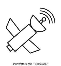satelite antena communication isolated icon vector illustration design