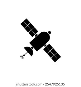 Satelite icon design flat style vector image