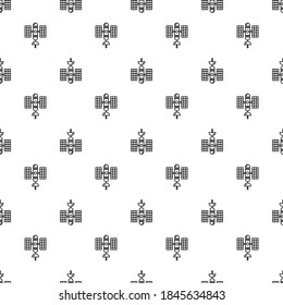 Satelite icon flat. Illustration isolated vector sign symbol. Stock vector illustration isolated on white background