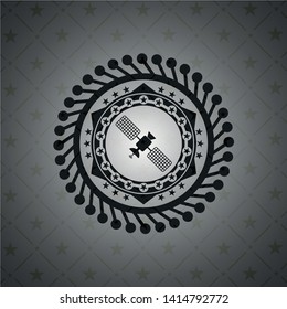 satelite icon inside dark badge