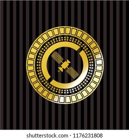satelite icon inside shiny badge