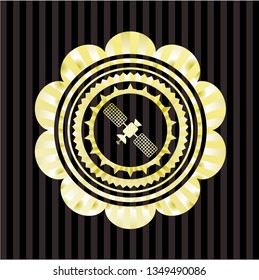 satelite icon inside shiny badge