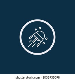 Satelite icon vector
