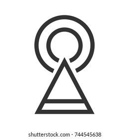 satelite line icon