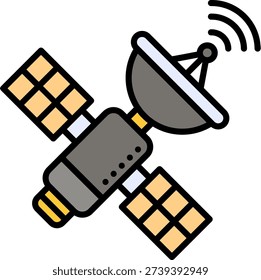 Satelite New Creative Icon Design Vector