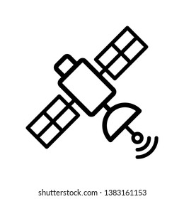Satelite Simple Icon Vector Design