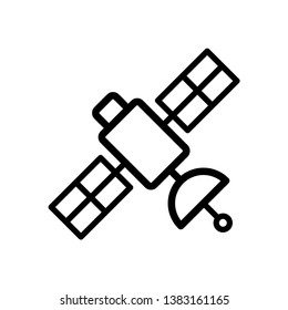 Satelite Simple Icon Vector Design