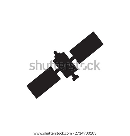 Satelite Simple Icon Vector Design on white back ground