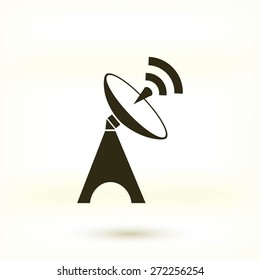 Satellite antenna icon