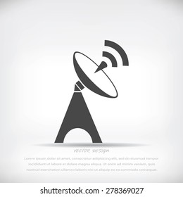 Satellite antenna icon