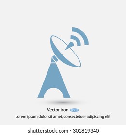 Satellite antenna icon