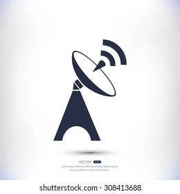 Satellite antenna icon