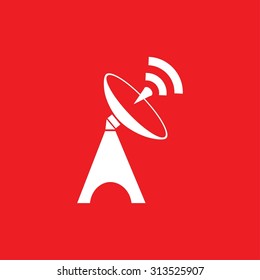 Satellite antenna icon