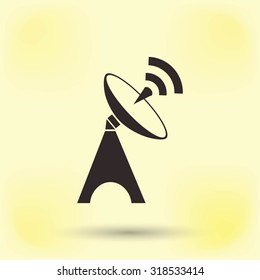 Satellite antenna icon