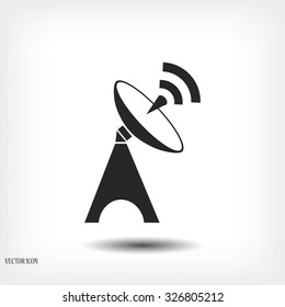 Satellite antenna icon