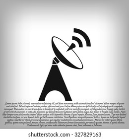Satellite antenna icon