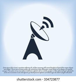 Satellite antenna icon