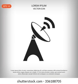 Satellite antenna icon