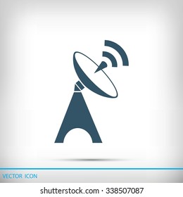 Satellite antenna icon