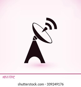 Satellite antenna icon
