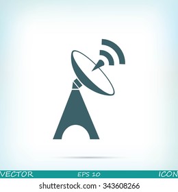 Satellite antenna icon