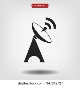 Satellite antenna icon
