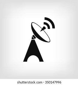 Satellite antenna icon