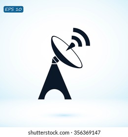 Satellite antenna icon