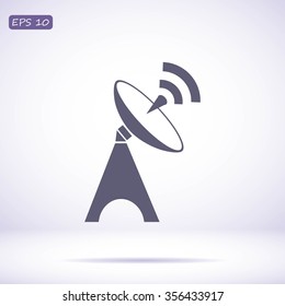 Satellite antenna icon