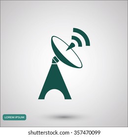 Satellite antenna icon
