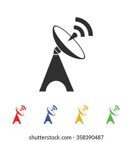 Satellite antenna icon