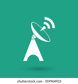 Satellite antenna icon