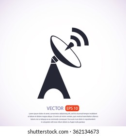 Satellite antenna icon