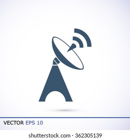 Satellite antenna icon