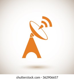 Satellite antenna icon
