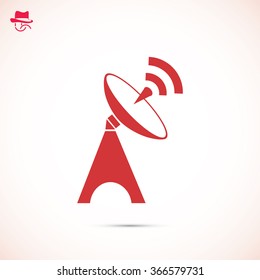Satellite antenna icon