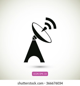 Satellite antenna icon