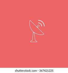 Satellite antenna icon.