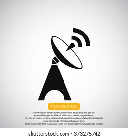 Satellite antenna icon