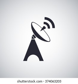 Satellite antenna icon