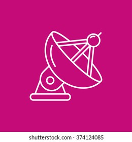Satellite antenna icon