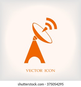 Satellite antenna icon